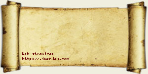 Jovana Bodiroga vizit kartica